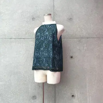 택 포함 새상품 아메리칸 슬리브 백리본 레이스 블라우스 M