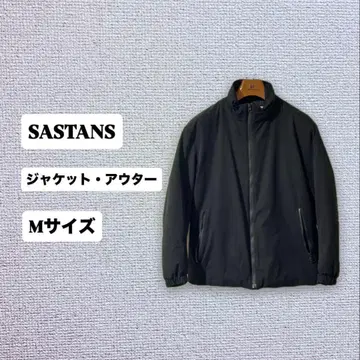 SASTANS 블랙 자켓 M 사이즈 블랙 나일론 자켓