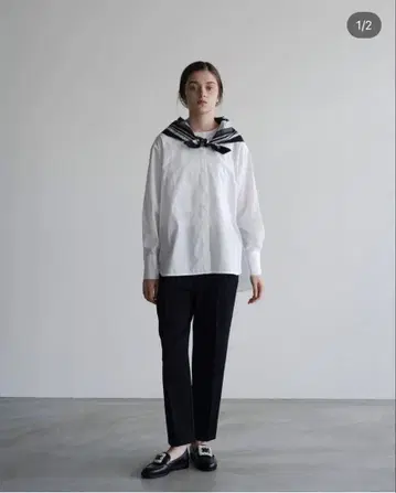 [ OHGA ] 스카프 블라우스 반다나