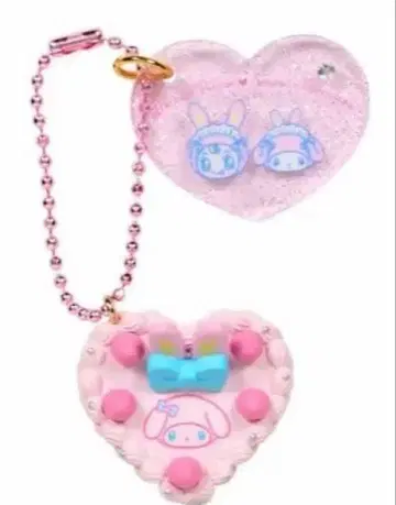 산리오 mezzo piano 하트형 아크릴 키링 마이멜로디
