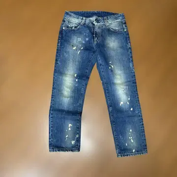 ALEXANDER MCQUEEN 데미지 데님 팬츠