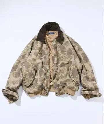 NAUTICA 카모 무늬 봄버 자켓