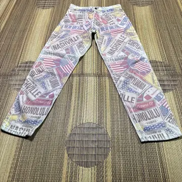 하와이안 데님 팬츠