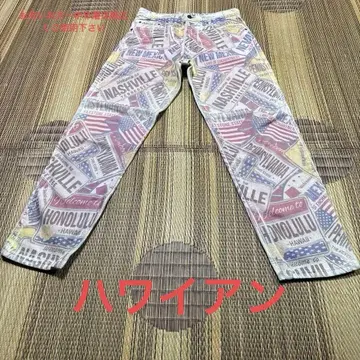 하와이안 데님 팬츠