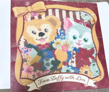 더피 프렌즈 셔닐 직조 손수건 타월 디즈니씨 새상품