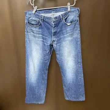 DOUBLE WORKS 와이드 데님 팬츠 W38