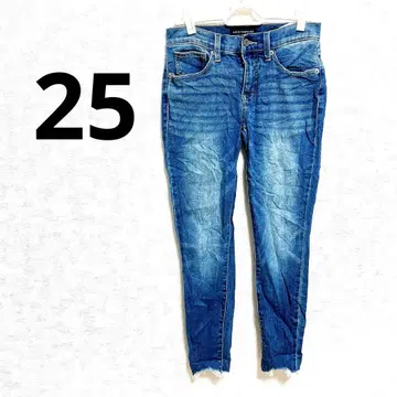 LUCKY BRAND 스키니 데님 라이트 블루 [ 25 ] 데미지 가공