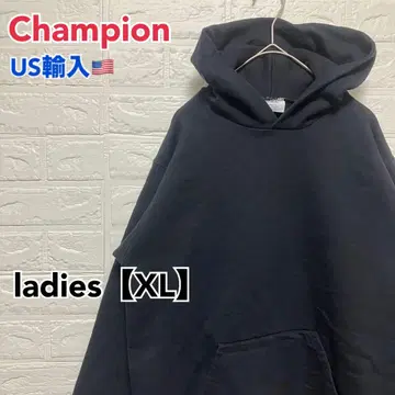 D382 [ US 수입 ] 챔피온 후드 맨투맨 블랙 계열 [ XL ]