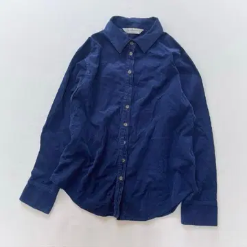 야코 리카르도 코듀로이 셔츠 네이비 블루 프리 사이즈