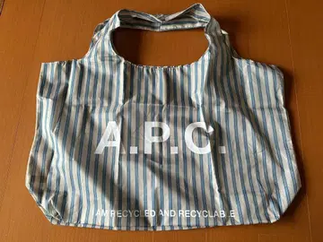 A.P.C. 스트라이프 에코백 빅 사이즈