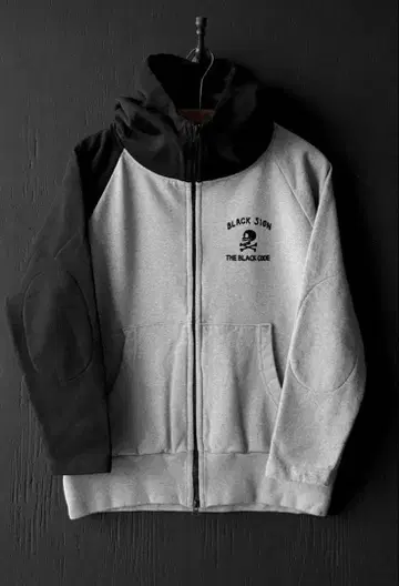 BLACK SIGN 스컬 풀 집업 후드티 블랙사인
