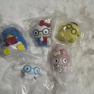 안경꼬짱 산리오 가챠 컴플리트 전 6종