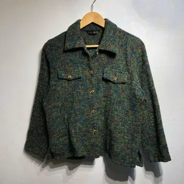 PEARL MOON 트위드풍 셔츠 자켓