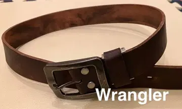 Wrangler 빈티지 가죽 벨트