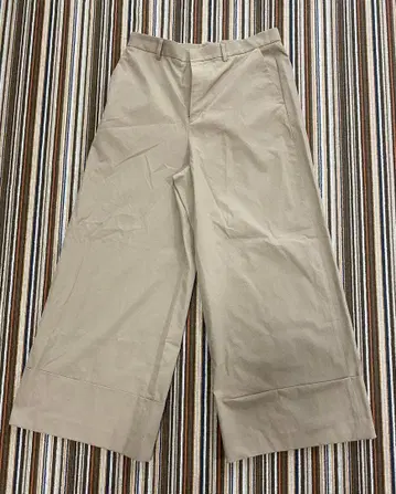 [ 자유구 온워드 카시야마 ] 베이지 와이드 팬츠 ( FREE 사이즈 )