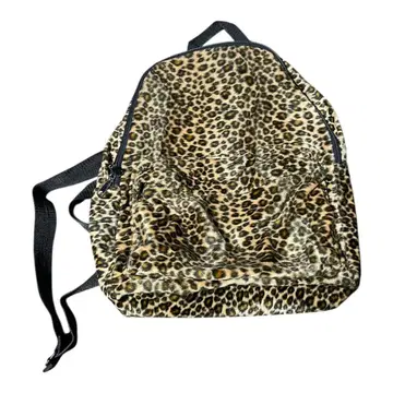 레오파드 무늬 백팩 y2k