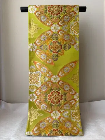 후리소데 예복용 후쿠로 오비 니시진 비단: 실 가게 젠소 (재단 완성품)