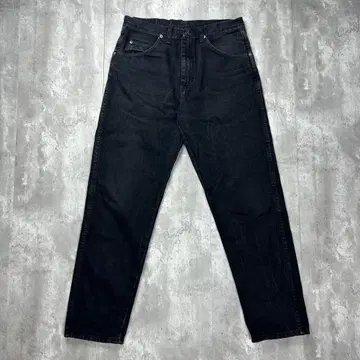 랭글러 가죽 택 청바지 블랙 데님 데님 셔츠 블랙 5967