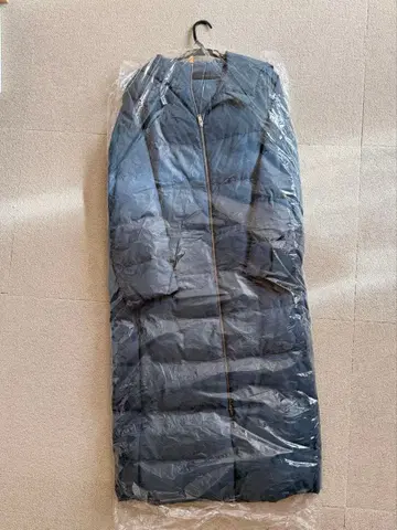 COS 롱 다운 자켓 파랑 40 사이즈