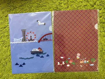 패밀리아 고베 한정 클리어 파일 세트 귀여운 편지 공지 여아