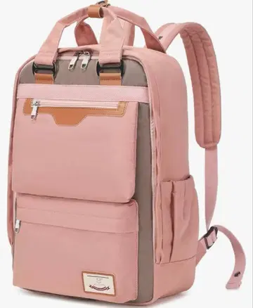 핑크 나일론 백팩