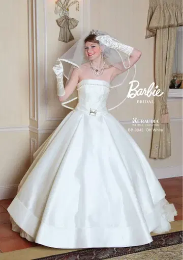 판매 예정입니다 Barbie 웨딩 드레스 BB-0040 미세 조정 있음
