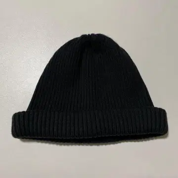 ROTOTO 코튼 롤업 비니 BLACK