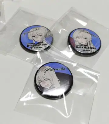 극장판 걸즈밴드크라이 전편 특전 미니 캔뱃지 카와라기 모모카