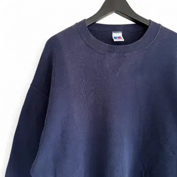 90s 빈티지 멕시코제 RUSSELL 무지 네이비 C10