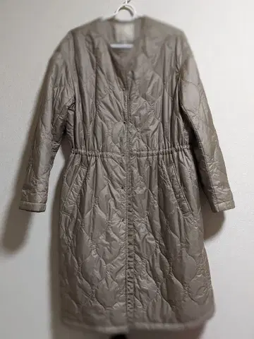 자유구 퀼팅 코트 베이지 사이즈 36