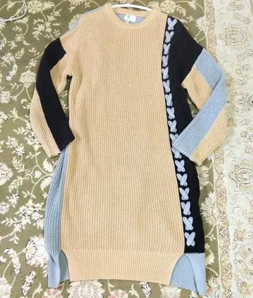 [ 새상품급 ] 베로폰나 원피스 니트 38 프리 사이즈