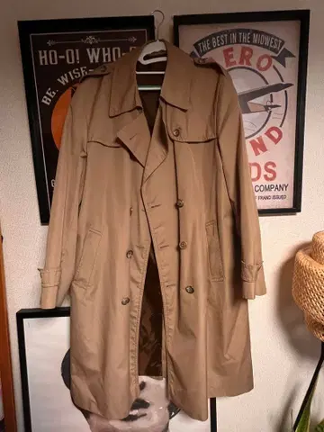 트렌치코트 베이지 롱 코트