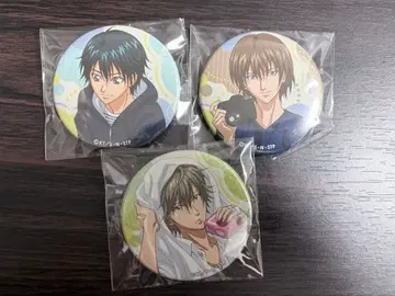 신 테니스의 왕자님 테니프리 쿠츠로기 타임 캔뱃지 후지 에치젠 시로이시