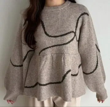 시마무라 yuna 여성용 니트 풀오버