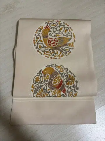 새 무늬 염색 나고야 오비 o-64