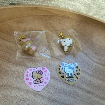 [ 새상품 ] 헬로키티 트레이딩 마스코트 스트랩 2종 세트