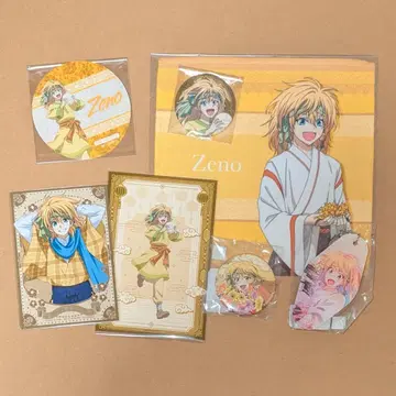 새벽의 연화 제노 캐릭터 카페 캔뱃지 브로마이드 엽서 복권 메이트