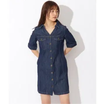 REDYAZEL 데님 미니 원피스