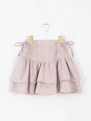 evelyn 레이스업 프릴 스커트