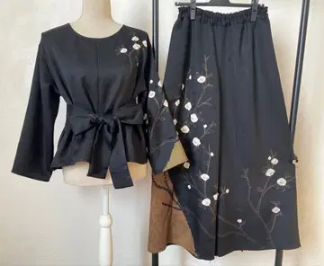 3223 기모노 리메이크 팬츠 세트