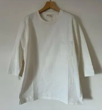 잭맨 7부 소매 티셔츠 헤비웨이트 XL 화이트 일본제