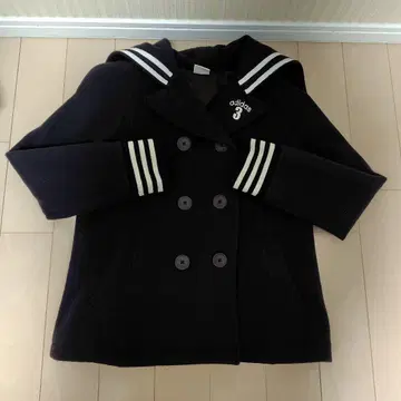 adidas 네이비 세일러 자켓 P코트 바시티 자켓