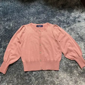 [ 컨디션 최상 ] 엠즈 그레이시 라메 가디건 38