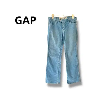 [갭] 로우라이즈 데님 청바지 스트레이트 라이트 블루 사이즈 2