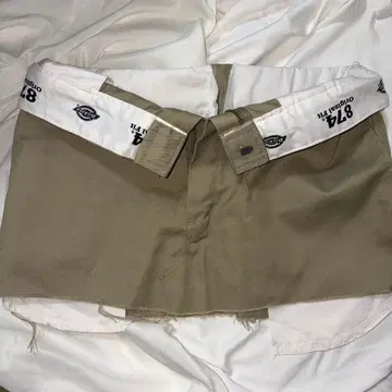 Dickies 874 베이지 타이트 스커트 리메이크