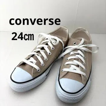 새상품급 converse 컨버스 스니커즈 베이지 24cm