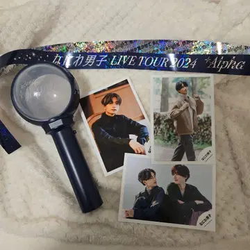 나니와단시+Alpha 응원봉 은색 테 3장 공식 사진