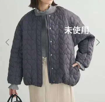 미사용 swing by 하트 퀼트 코쿤 블루종