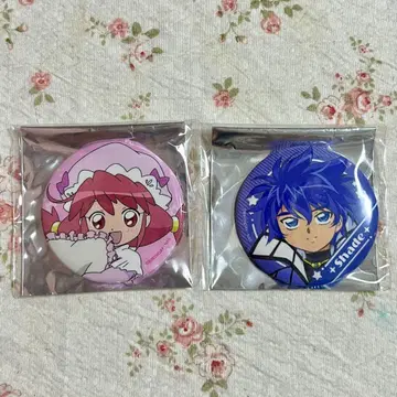 신비한 별의 쌍둥이 공주 레인 & 셰이드 캔뱃지 2점 set