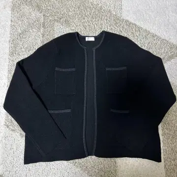 Billsey 노카라 자켓 블랙